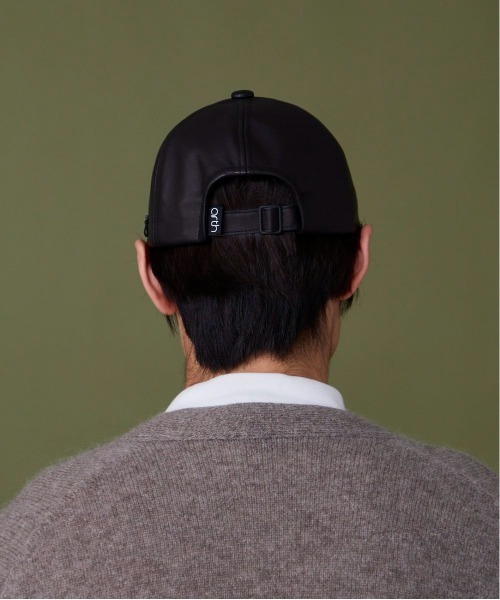 ★OY★RUGGED LOGO CAP - CHARCOAL★正規品/韓国直送料込/人気 arth キャップ 帽子 Leather Cap / アース メンズ レディース