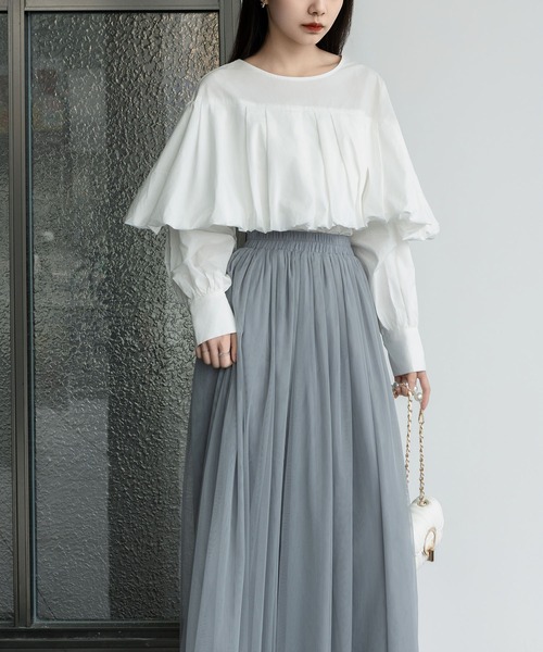 デイジーリン Eton Collar Blouse シャツ ブラウス 長袖 トップス 07097-DLTCE06SI グレー【中古】 ドロストシャツブルゾン LE SOUK HOLIDAY｜クロスプラス公式通販サイト