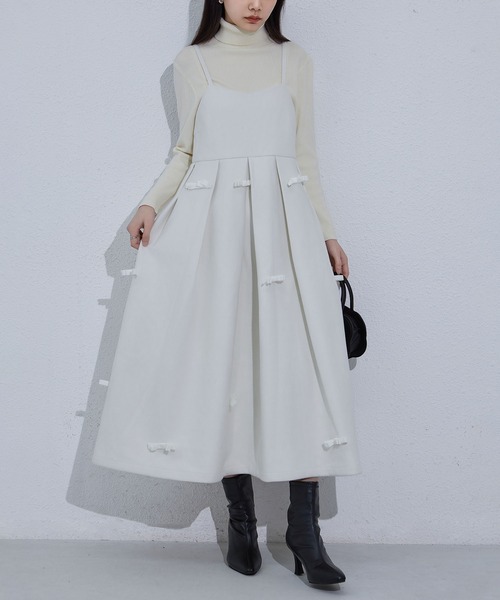 MAISON DE THERESE（メゾン ド テレーズ） ワンピース リボンキャミ