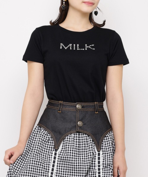 tシャツ Tシャツ レディース TWINKLE MILK Tシャツ｜zozo｜11