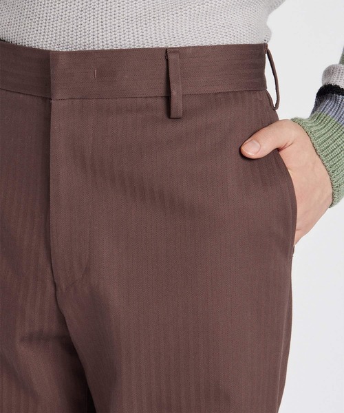 Paul Smith（ポール・スミス） パンツ ヘリンボーン テーパード
