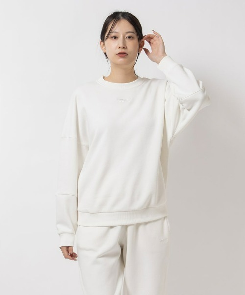 レザレクション　クルーネック　トレーナー　ホワイト　XL Reebok（リーボック） トレーナー スウェット ラックス オーバーサイズ