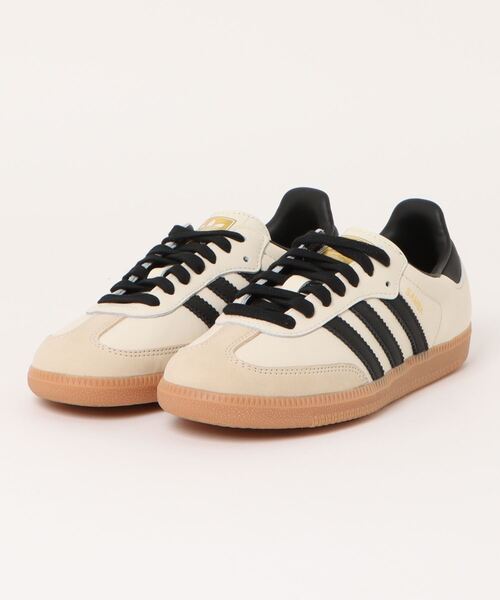 靴 adidas SAMBA OG W ID0478 adidas SAMBA OG W CREWHT/CBLACK/SANSTR（アディダス サンバ