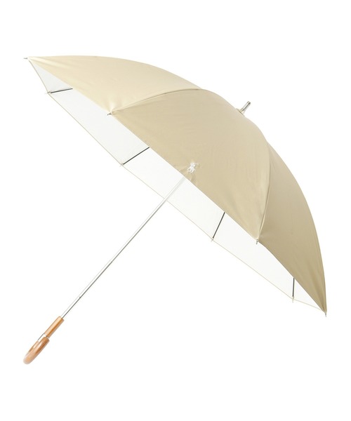 新品未使用POLOラルフローレンのロゴ柄日傘　晴雨兼用遮光99.99%以上 POLO RALPH LAUREN 傘 遮光 晴雨兼用日傘 ロゴ刺繍 レディース