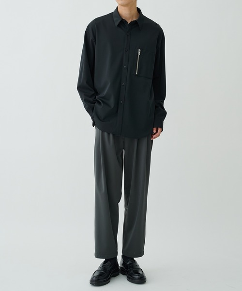 ATTACHMENT スラックス STUDIOUS別注 2Tuck Wide Tapered Slacks