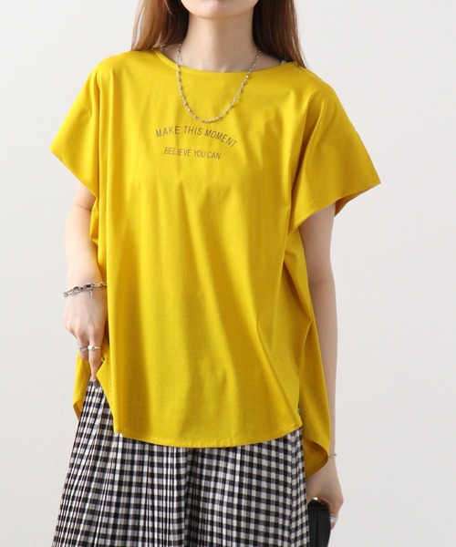 tシャツ BRODIAEA 袖タックロゴT レディース tシャツ BRODIAEA 袖タックロゴT レディース : ZOZOTOWN Yahoo