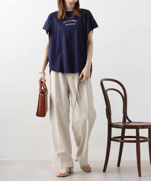 tシャツ BRODIAEA 袖タックロゴT レディース tシャツ BRODIAEA 袖タックロゴT レディース : ZOZOTOWN Yahoo