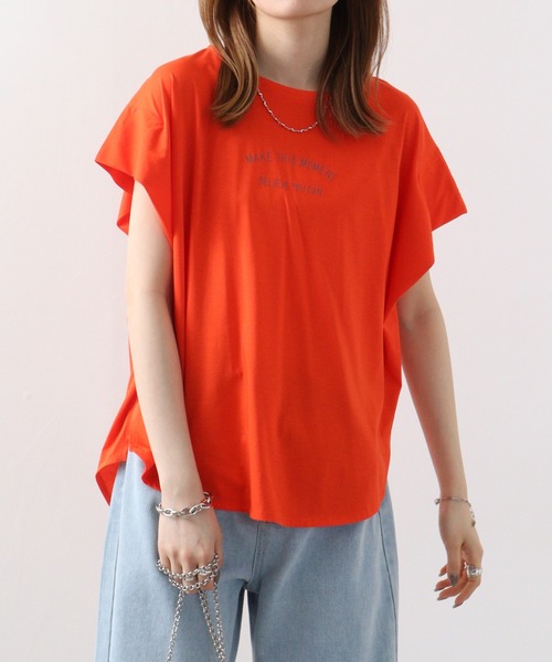 tシャツ BRODIAEA 袖タックロゴT レディース tシャツ BRODIAEA 袖タックロゴT レディース : ZOZOTOWN Yahoo