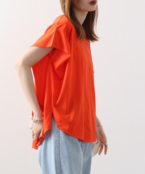 tシャツ BRODIAEA 袖タックロゴT レディース : ZOZOTOWN Yahoo