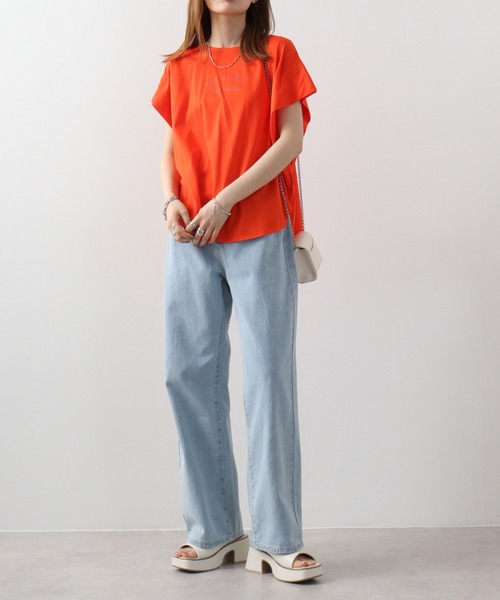 tシャツ BRODIAEA 袖タックロゴT レディース tシャツ BRODIAEA 袖タックロゴT レディース : ZOZOTOWN Yahoo