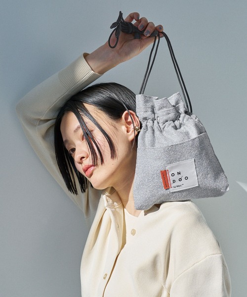 Wpc. ショルダーバッグ バッグ ONDOO ラメ2way巾着バッグ レディース