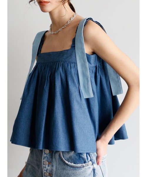 トップス KATRIN TOKYO bicolor ruffle tops bicolor ruffle tops | Katrin TOKYO