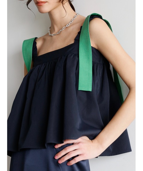 bicolor ruffle tops レディース Katrin TOKYO bicolor ruffle tops レディース : ZOZOTOWN Yahoo