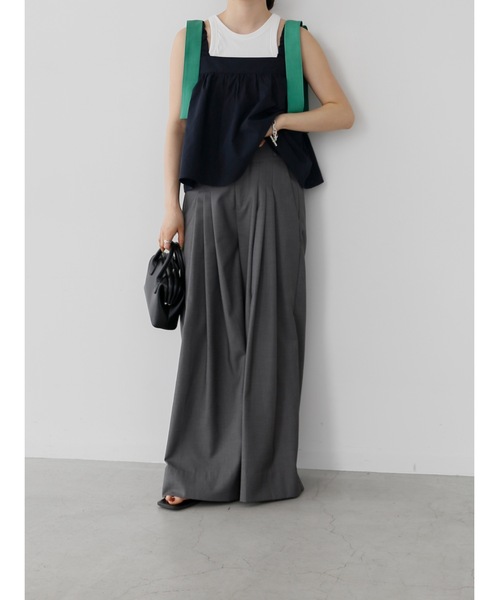 Katrin TOKYO bicolor ruffle tops レディース : ZOZOTOWN Yahoo