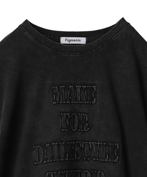 tシャツ ピグメントロゴTシャツ レディース BAYFLOW tシャツ 「ヴィンテージ感漂う風合い」ピグメントロゴ