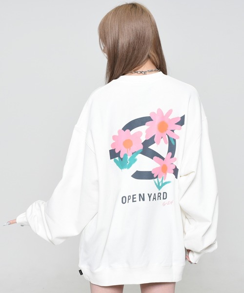 OY（オーワイ） トレーナー スウェット DOODLE FLOWER LOGO MTM/ダブル 