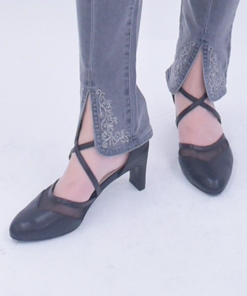 【axes femme】チュールクロスパンプスMサイズ axes femme パンプス チュールクロスパンプス : ZOZOTOWN Yahoo