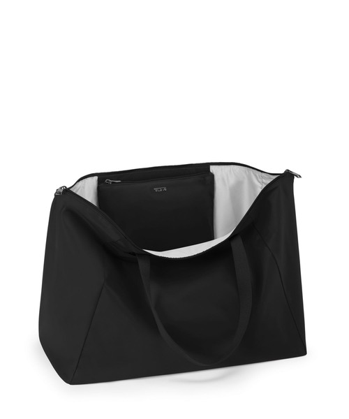 トゥミ TUMI ジャストインケース ポーチ付き トートバッグ 折りたたみ VOYAGEUR ジャスト・イン・ケース・トート ブラックガンメタル｜TUMI