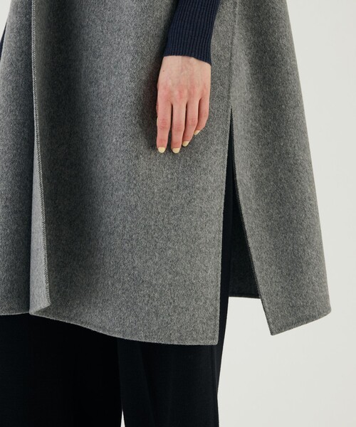 GALERIE VIE ベスト ジレ ダブルフェイス フーデットロングジレ