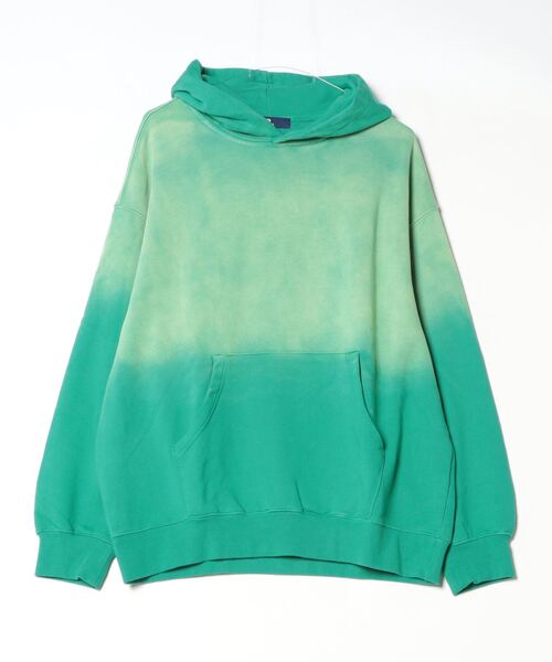 ZARA 緑 フェイクレザー フーテッド ジャケット パーカー BREATH