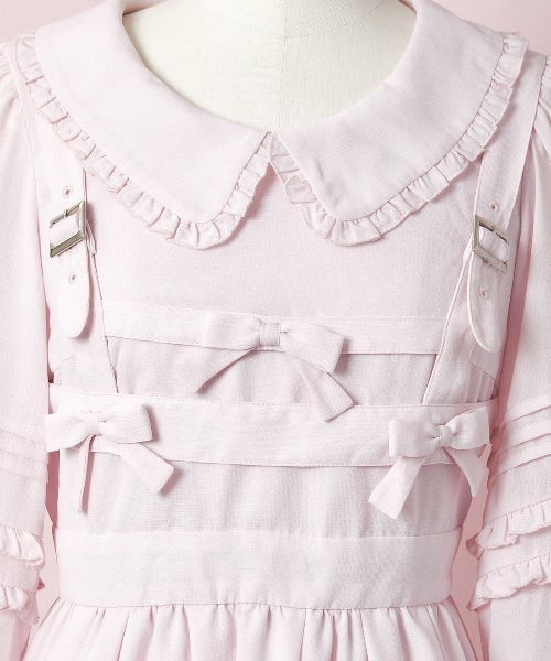 Lolime by mellfy memory ワンピース Ribbon Harness ミニワンピース