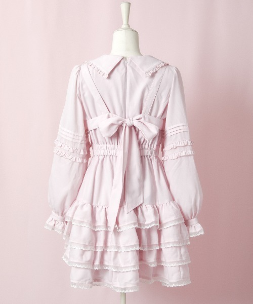 Lolime by mellfy memory ワンピース Ribbon Harness ミニワンピース