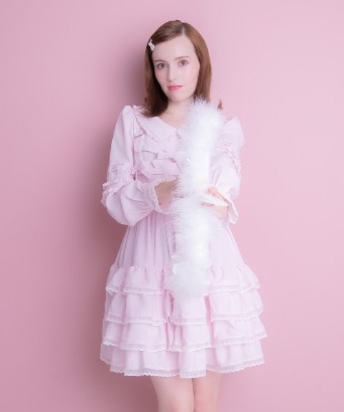 Lolime by mellfy memory ワンピース Ribbon Harness ミニワンピース