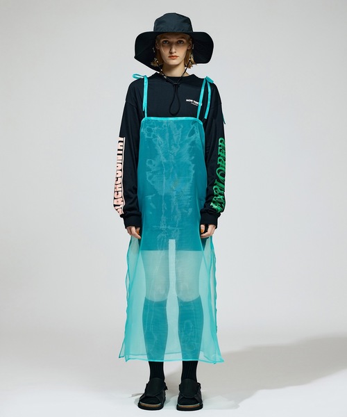 NON TOKYO（ノントーキョー） ワンピース SHEER LONG CAMISOLE L/S T