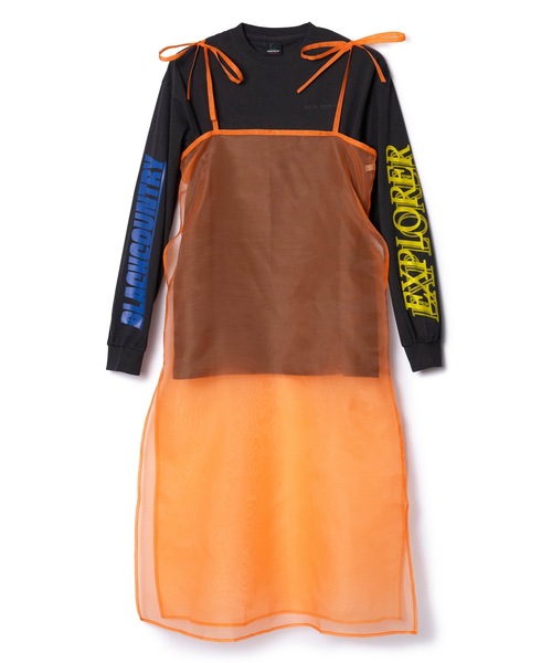 NON TOKYO（ノントーキョー） ワンピース SHEER LONG CAMISOLE L/S T