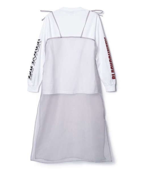 non tokyo ワンピース　ドレス NON TOKYO（ノントーキョー） ワンピース SHEER LONG CAMISOLE L/S T