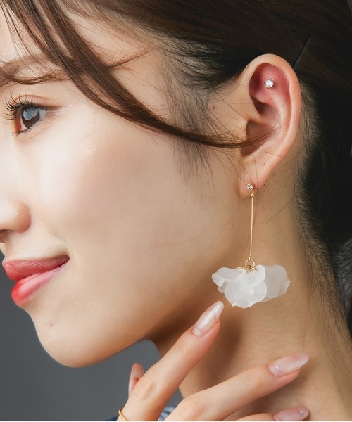 Os accessory ピアス Os -オズ- 「金属アレルギー対応」ロングライン 