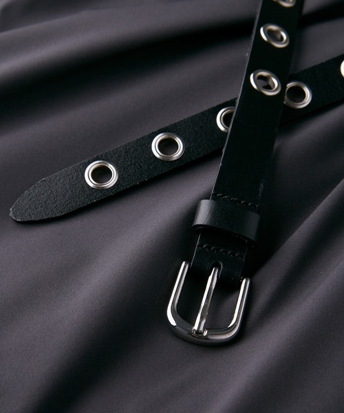 CLEL（クレイル） ベルト 「CLEL」Soft Leather Narrow Belt / ソフト