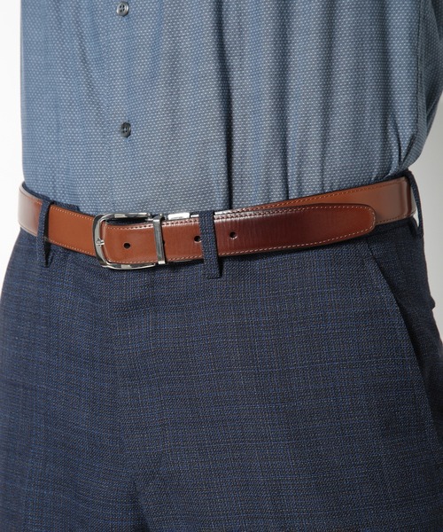 MEN'S BIGI（メンズビギ） ベルト アドバンレザーリバーシブルドレス