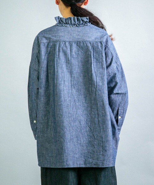 Yarmo ブラウス シャツ 「Yarmo」 Dungaree Ruffle Shirts