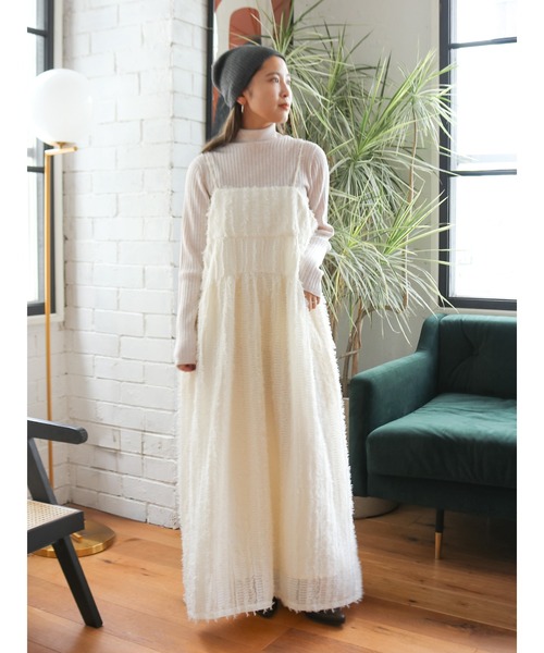 Ungrid（アングリッド） ワンピース ジャカードキャミワンピース