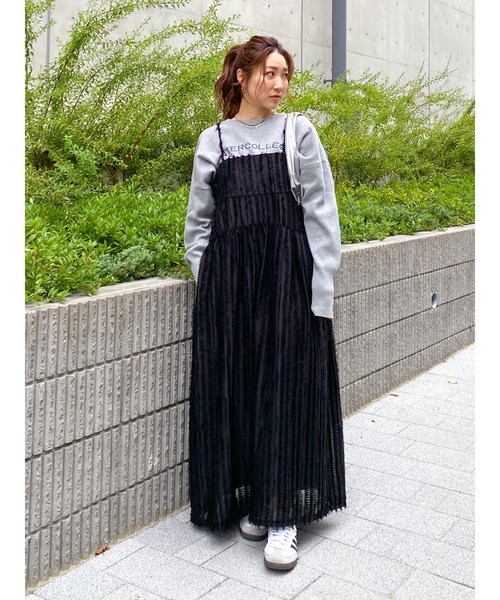 Ungrid（アングリッド） ワンピース ジャカードキャミワンピース