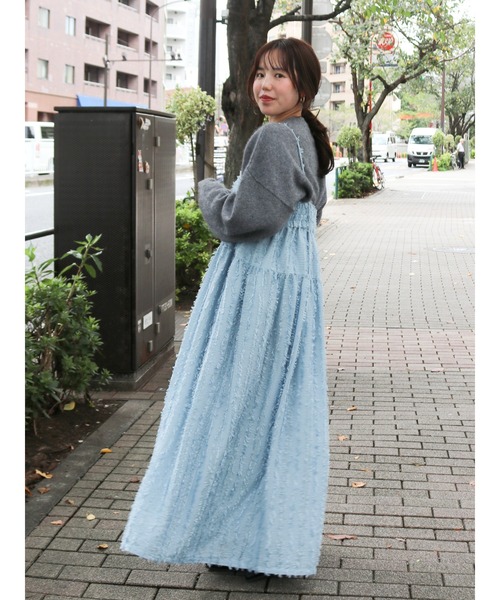 Ungrid（アングリッド） ワンピース ジャカードキャミワンピース