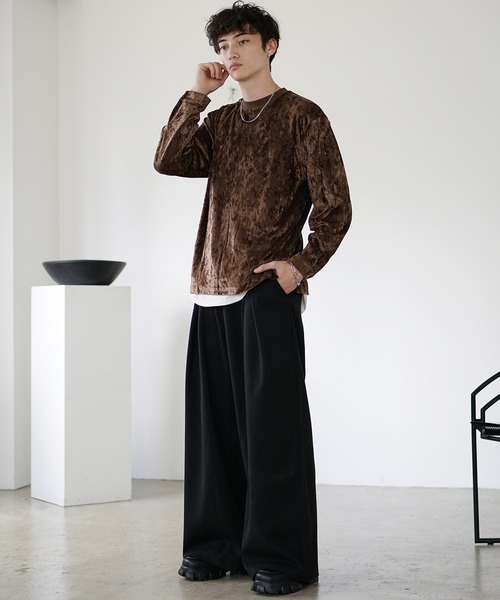 PALACE レオパード柄 Tシャツ M GSV6108 /「LEOPARD DAGGER - L/S SHIRTS / IVORY」レオパード柄L/Sシャツ