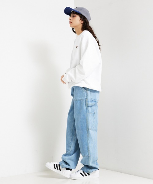 トレーナー スウェット 「FRUIT OF THE LOOM」スウェット / ワンポイント刺繍 / 長袖 / PRINT LOGO SWEAT「WEB FRUIT OF THE LOOM トレーナー スウェット 「FRUIT LOOM