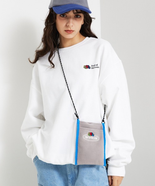 トレーナー スウェット 「FRUIT OF THE LOOM」スウェット / ワンポイント刺繍 / 長袖 / PRINT LOGO SWEAT「WEB FRUIT OF THE LOOM トレーナー スウェット 「FRUIT LOOM