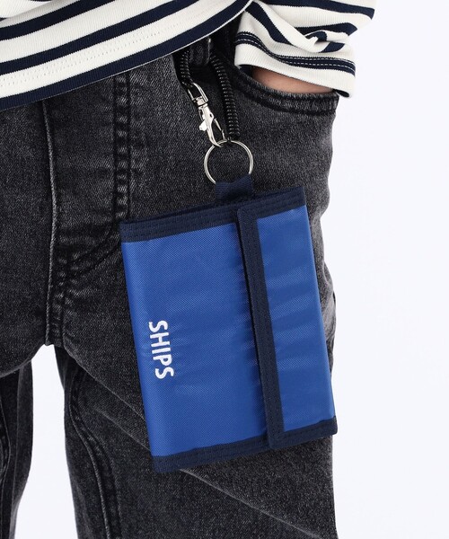 SHIPS 財布 KIDS:ロゴ ウォレット キッズ 子供 男の子 女の子