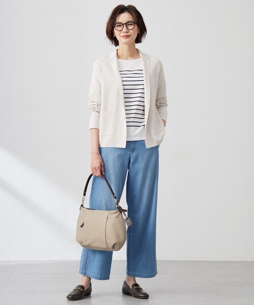 バスクボーダー カットソー / J.PRESS LADIES S | ファッション