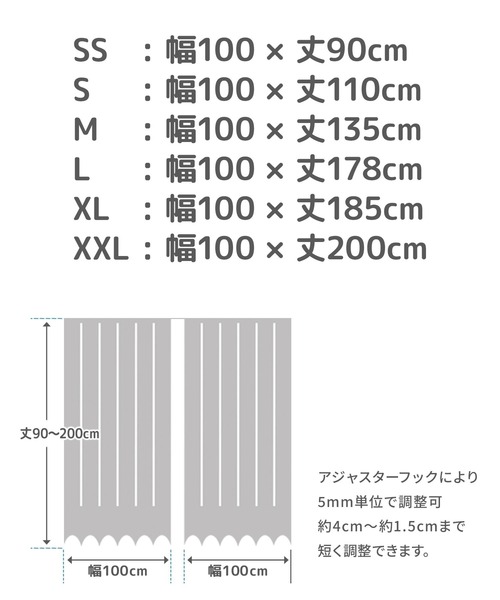 iellio 家具 「100％遮光」プレミアムカーテン2枚組 / 単色タイプ