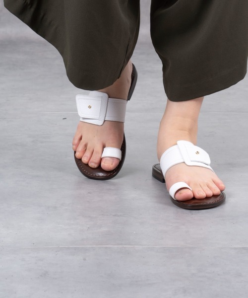 CORSO ROMA9. レザーサンダル MEN'S MELROSE サンダル 「CORSO ROMA，9/コルソローマノーヴェ