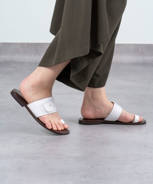 CORSO ROMA9. レザーサンダル MEN'S MELROSE サンダル 「CORSO ROMA，9/コルソローマノーヴェ