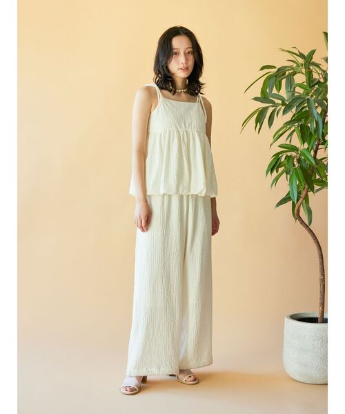 Ungrid（アングリッド） ワイドパンツ パンツ 「WEB限定」ジャカード 