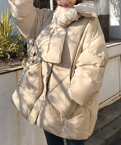 「SMILE ORCHID」 ダウンジャケット FREE アイボリー レディース_画像6