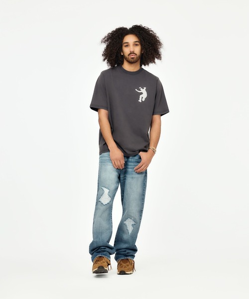 tシャツ Gyunyu bottle lid BACKモチーフロンTEE/ユニセックス レディース メンズ Printstar Tシャツ レディース ユニセックス 長袖 無地 ロンT