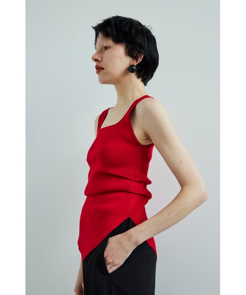 ニット セーター ASYMME TUCK KT TOP レディース OMMO ニット セーター ASYMME TUCK KT TOP レディース