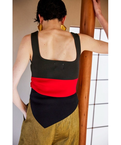 OMMO（オーエムエムオー） ニット セーター ASYMME TUCK KT TOP